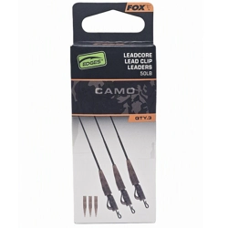 Fox Edges Camo Leadcore Lead Clip Leaders 50lb